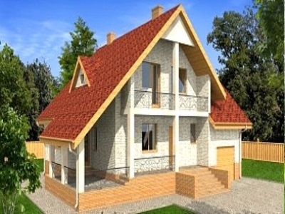 Чердачная скатная крыша